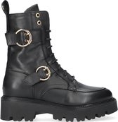 Notre-V 03-18 Veterboots - Laarzen Met Veters - Dames - Zwart - Maat 41