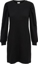 Jacqueline de Yong Jurk Jdyanny L/s Sweat Dress Jrs 15234283 Black Dames Maat - 44