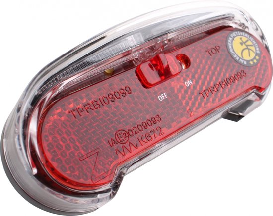 Feu arrière pour vélo Axa Riff Switch - Batterie