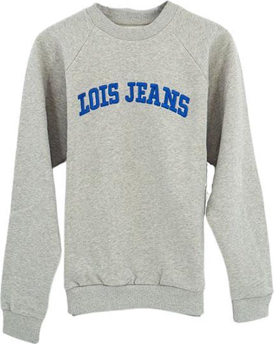koolhydraat royalty Opgetild Lois jeans Dames Varsity Sweater Grijs maat XL | bol.com