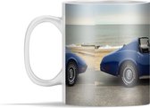 Mok - Corvette - Blauw - Old Timer - 350 ml - Beker