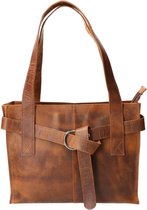 Revival by Leather Design Handtas Hunter Bruin