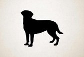 Silhouette hond - Goldador - Goldador - L - 75x87cm - Zwart - wanddecoratie