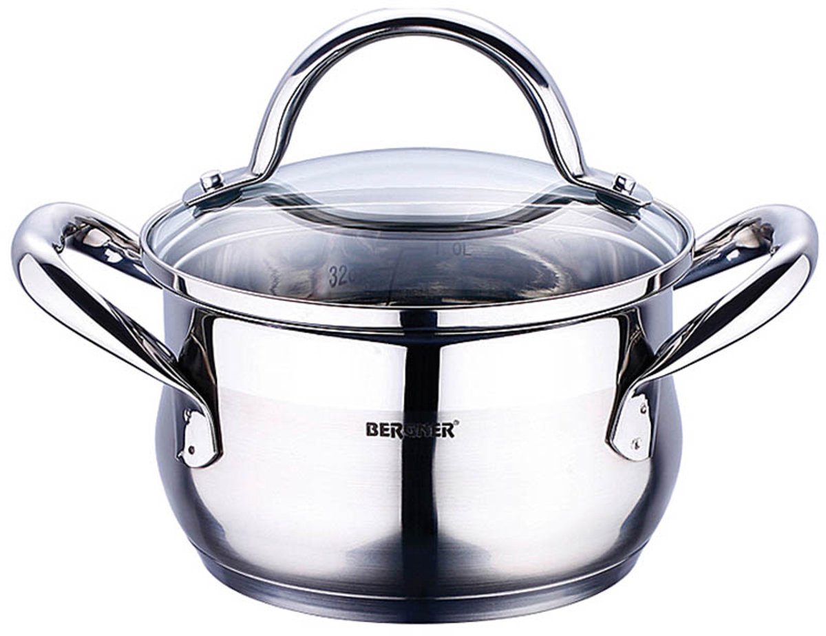 Bergner Gourmet Kookpan - RVS - 3,3 l