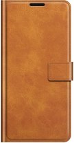 Deluxe Book Case - OnePlus Nord 2 Hoesje - Bruin