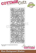 CottageCutz Rose Background Slimline (CCB-100)