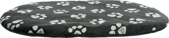 Trixie - Hondenkussen Jimmy Ovaal Zwart Met Pootprint
