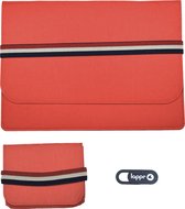 LAPPR - Picta I - Laptoptas - Laptophoes - Laptop Sleeve - Vilt - Laptophoes 12 inch - Rood + Gratis Webcam Cover