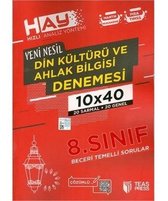 8.Sınıf Hay Din Kültürü Branş Deneme