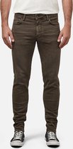 Silvercreek  Drill Super Slim Jeans  Mannen Brown Dark