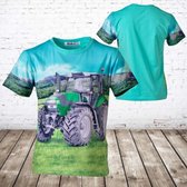 T-shirt met Deutz trekker h100 -s&C-86/92-t-shirts jongens