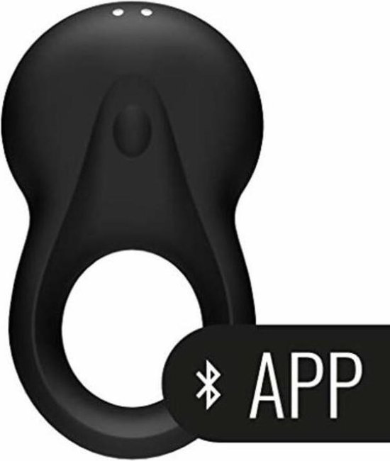 Satisfyer 'Signet Ring Connect App', penisring / cockring met app (8,5 cm)