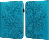 Kant Bloem Embossing Patroon Horizontale Flip Leren Case met Houder & Kaartsleuven & Portemonnee & Fotolijst & Slaap / Wake-up Functie Voor iPad mini 2019/4/3/2/1(Blauw)