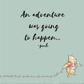 Winnie The Pooh An Adventure Was Going To Happen Art Print 40x40cm