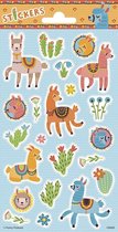 Funny Products Stickervel Alpaca Junior Papier 22 Stuks