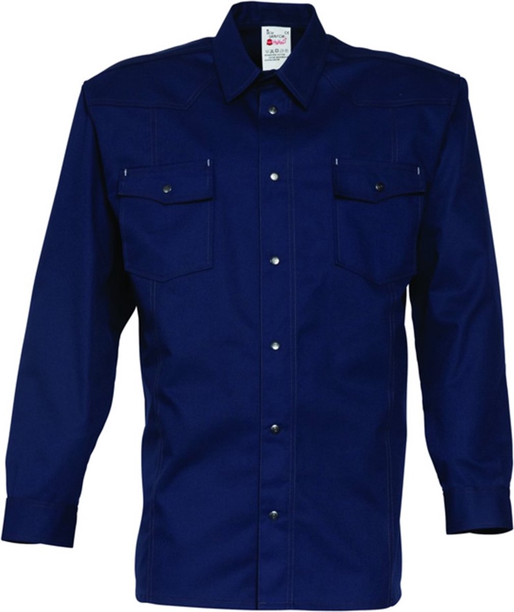 HAVEP Werkhemd lange mouwen Basic 1655 - Marine - S