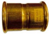 RM Perskoppeling koper recht FxF  28mm