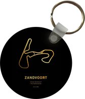 Sleutelhanger - Circuit - Zandvoort - Formule 1 - Plastic - Rond - Uitdeelcadeautjes