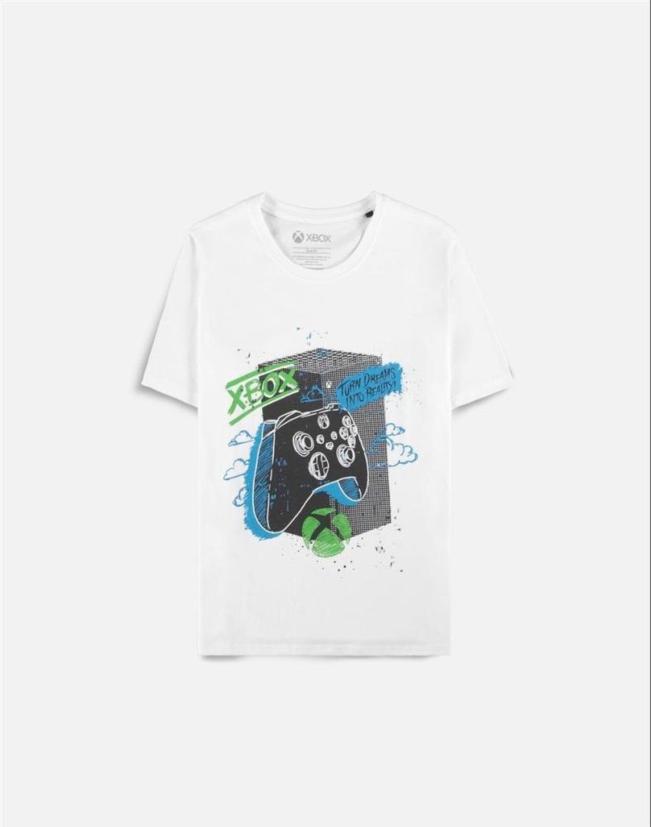 Xbox Heren Tshirt -M- Controller Wit