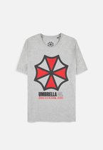 Resident Evil Mens Tshirt -L- Umbrella Co. Grijs