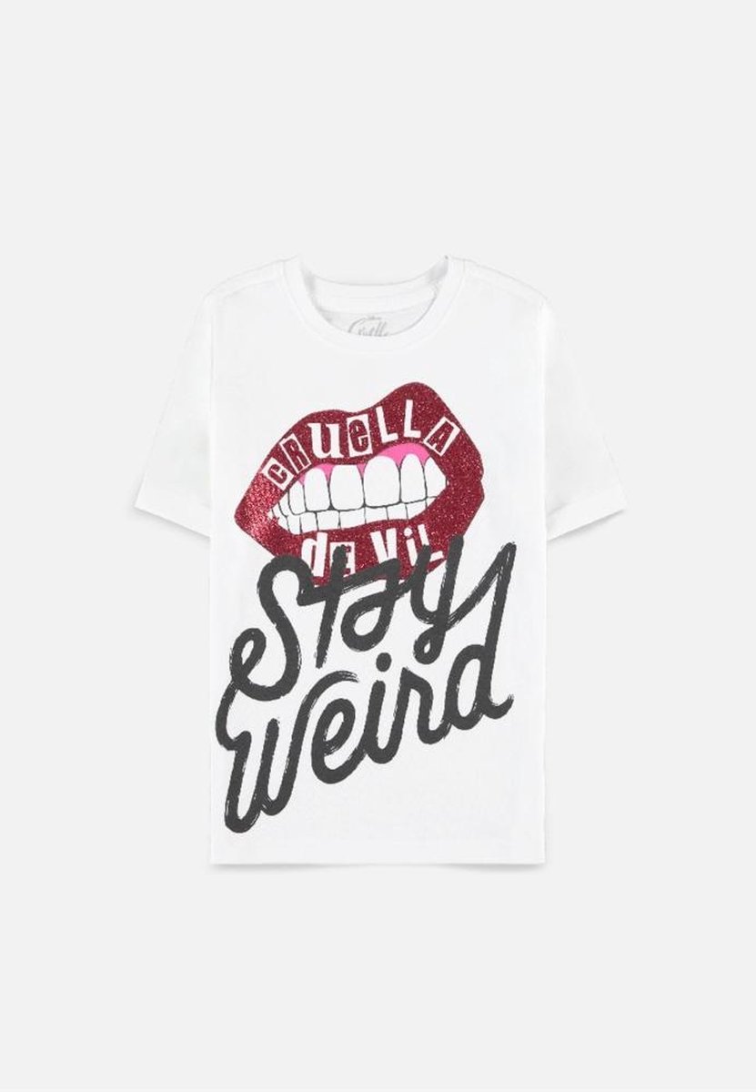 Disney Cruella Kinder Tshirt -Kids 158- Stay Weird Wit