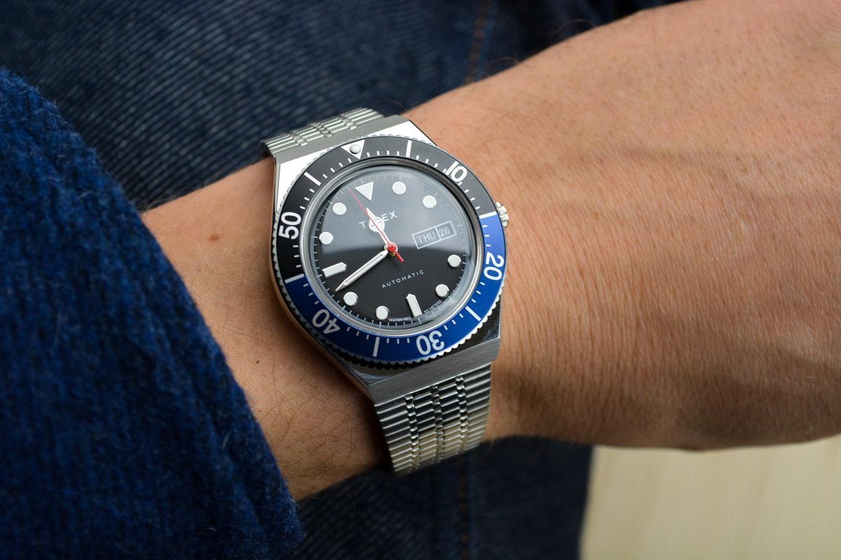 Timex M79 Automatic TW2U29500 Horloge Staal Zilverkleurig