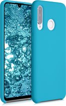 kwmobile telefoonhoesje voor Huawei P30 Lite - Hoesje met siliconen coating - Smartphone case in ijsblauw