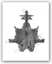 Rook Rorschach Waterverf Print Poster Wall Art Kunst Canvas Printing Op Papier Living Decoratie  LEEP-747