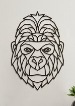 Wanddecoratie Polygon | Gorilla - L (40x60cm)