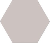 Muurhexagon effen stone Forex / 18 x 15 cm