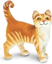 boerderijdier Cyperse kat junior 5,2 cm oranje