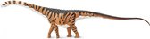 dinosaurus Malawisaurus junior 35 cm rubber wit/bruin/zwart