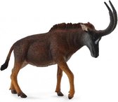 wilde dieren: sabelantilope 12,5 cm bruin