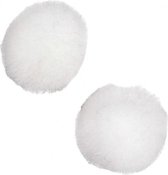 decoratiepom-poms 1,5 cm wit 200 stuks