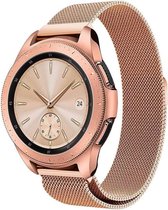 Shop4 - Bandje voor Samsung Galaxy Watch4 40/ 44mm - Metaal Roségoud