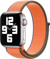 Nylon sport loop band - kumquat - Geschikt voor Apple Watch