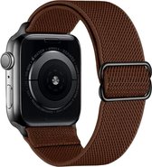 Nylon solo loop band - bruin - Geschikt voor Apple Watch