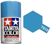 Tamiya TS-10 French Blue - Gloss - Acryl Spray - 100ml Verf spuitbus