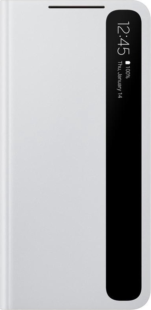 Samsung - Clear View Cover - Galaxy S21 - Light Grey