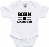 Born in Eindhoven tekst baby rompertje wit jongens en meisjes - Kraamcadeau - Eindhoven geboren cadeau 68 (4-6 maanden)