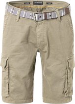 No-Excess Short Garment Dyed Beige - maat 34