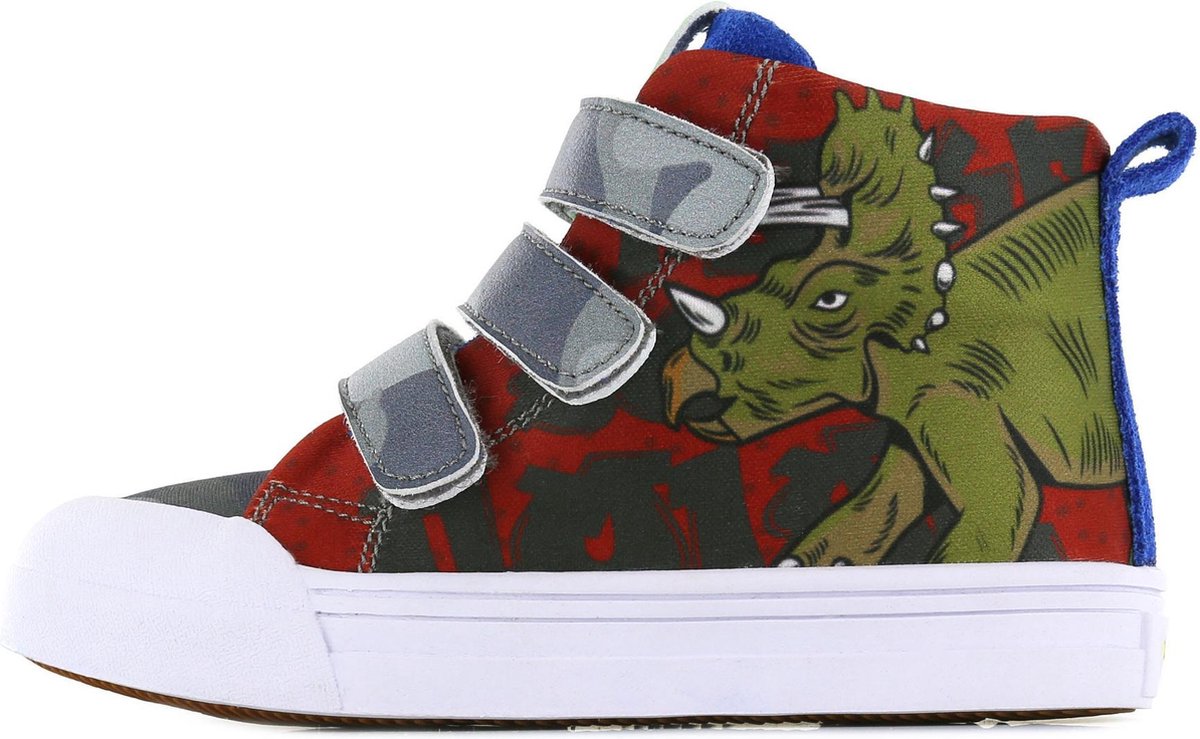 Sneakers | Meisjes | Dinosaur Print | Canvas | Go Banana's | Maat 24
