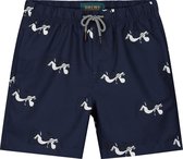 Shiwi Swimshort snoopy superrr doggg - donker blauw - 176