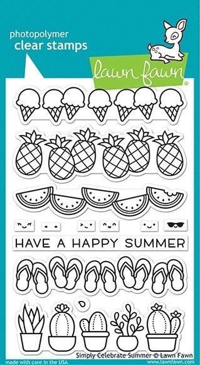 Simply Celebrate Summer Clear Stamps (LF2333)