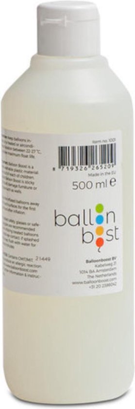 Procos Ballonnengel Balloon Boost 500 Ml Transparant