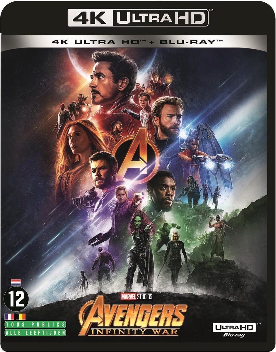 Avengers - Infinity War (4K Ultra HD Blu-ray) (Import geen NL ondertiteling)-