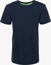 Unsigned basic jongens T-shirt blauw - Maat 146/152