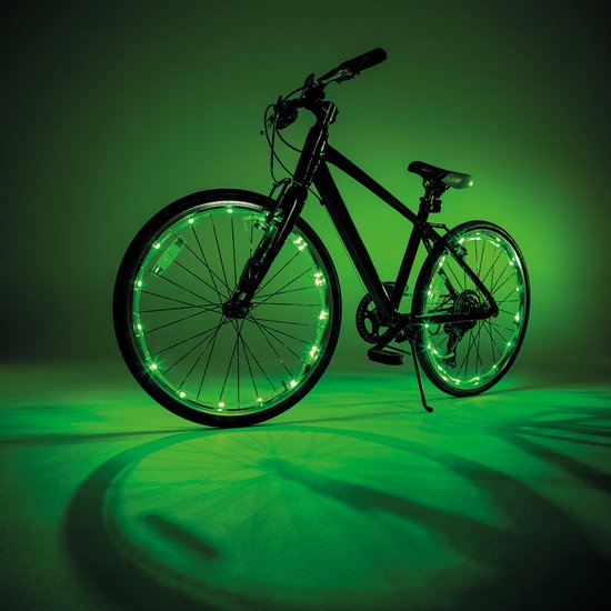 Wheely Bright Groen - 2 stuks - Fietswielverlichting - Wheely Bright