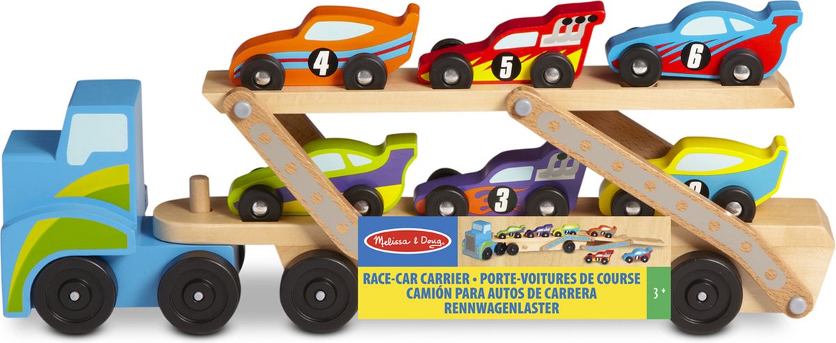 Melissa & Doug - Mega Race-Car Carrier