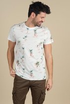 DEELUXE T-shirt met tropische print PAPEETE Natural